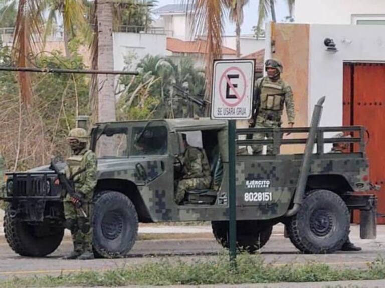 Detienen a uno en operativo militar en Puerto Vallarta