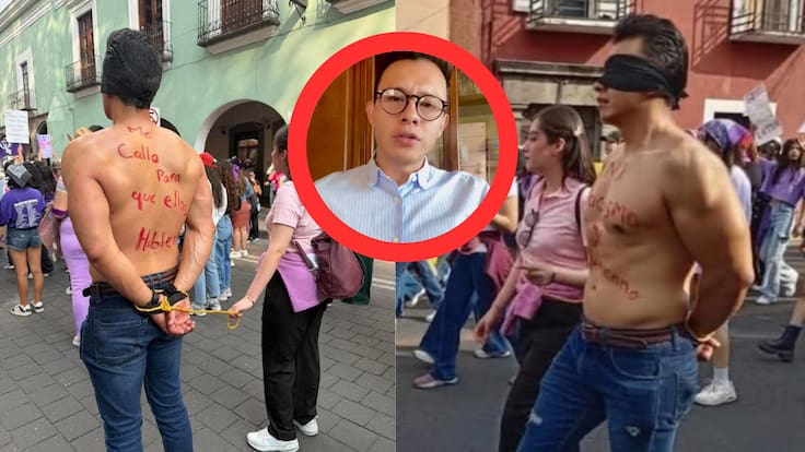 Deudor Alimentario marcha 8M: Tadeo Sánchez rompe en llanto y dice “Destruyeron mi vida personal” | VIDEO