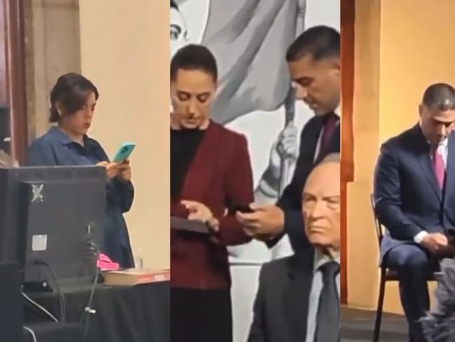 Así fue el momento en que Omar García Harfuch le informó a Claudia Sheinbaum del asesinato de la Secretaria de Clara Brugada: VIDEO