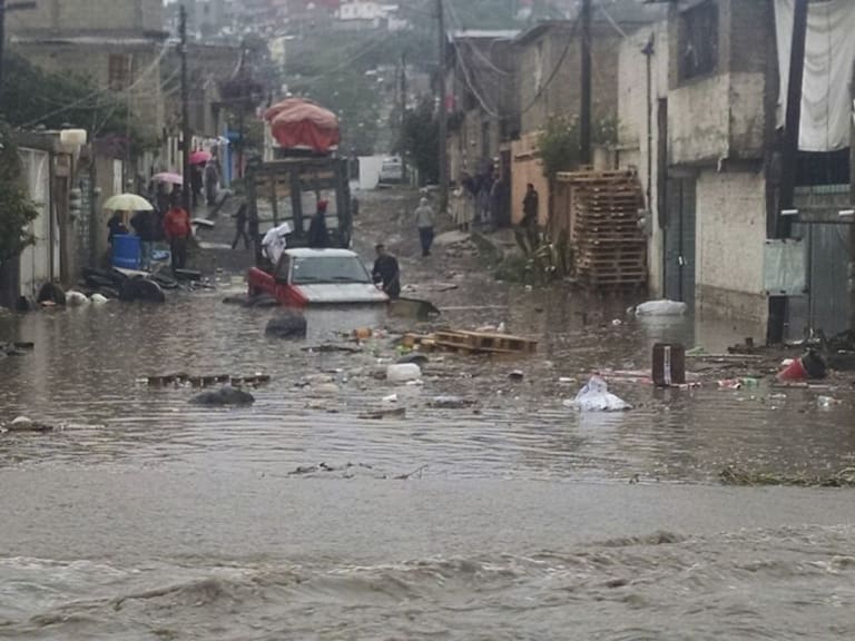Inundaciones dejan graves pérdidas en Tultitlán, Estado de México.FOTO: DIEGO REYES /CUARTOSCURO.COM