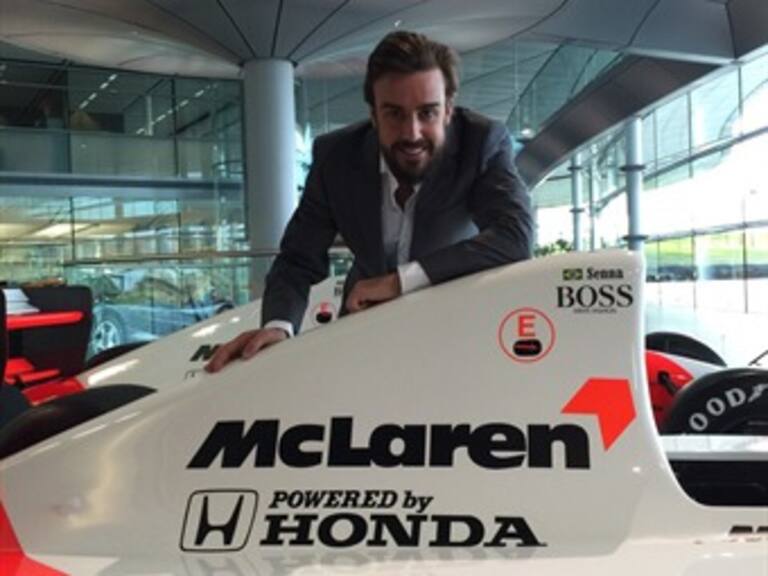 En problemas el primer día de Fernando Alonso con McLaren