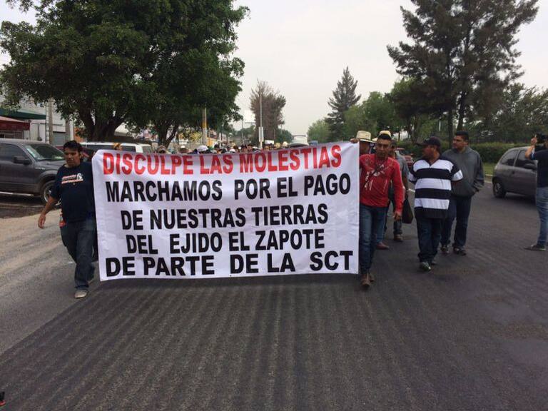 SCT espera que autoridades judiciales resuelvan brevemente el tema con el ejido El Zapote