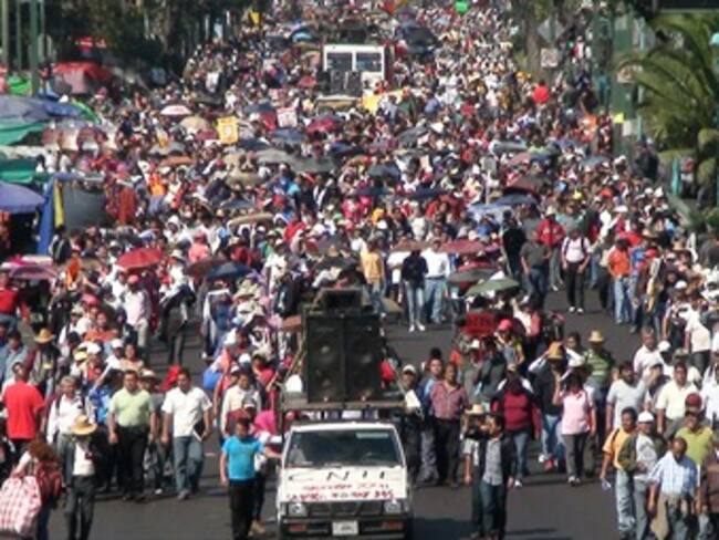 Conflicto magisterial. Ismael Rivera, corresponsal en oaxaca. 02/04/13