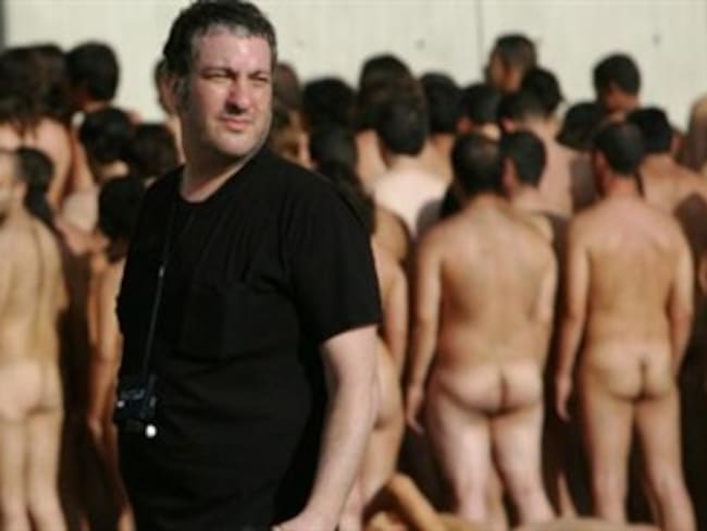 'Orgulloso' Spencer Tunick de trabajo al desnudo