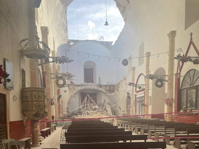 Así quedó la Parroquia San Luis Obispo