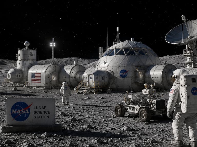 Mx - NASA revela cómo será su base en la Luna: drones, vehículos y una red que cubrirá cientos de kilómetros