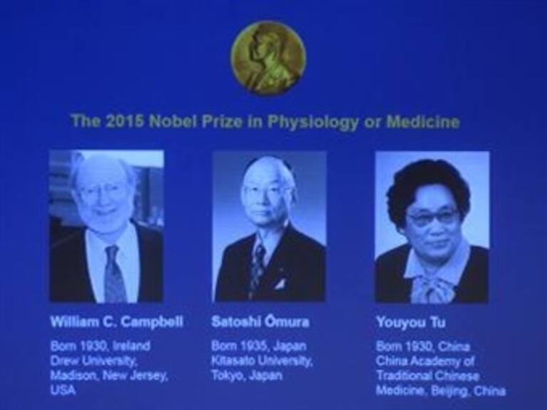 ​Otorgan Premia Nobel de Medicina 2015
