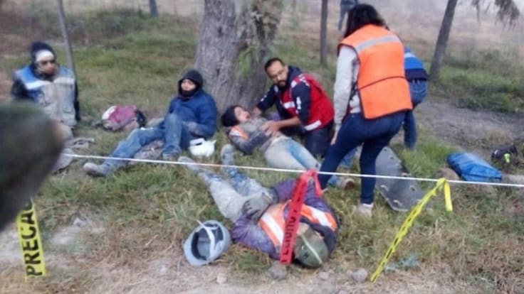 Accidente en el Aeropuerto Felipe Ángeles deja más de 20 lesionados