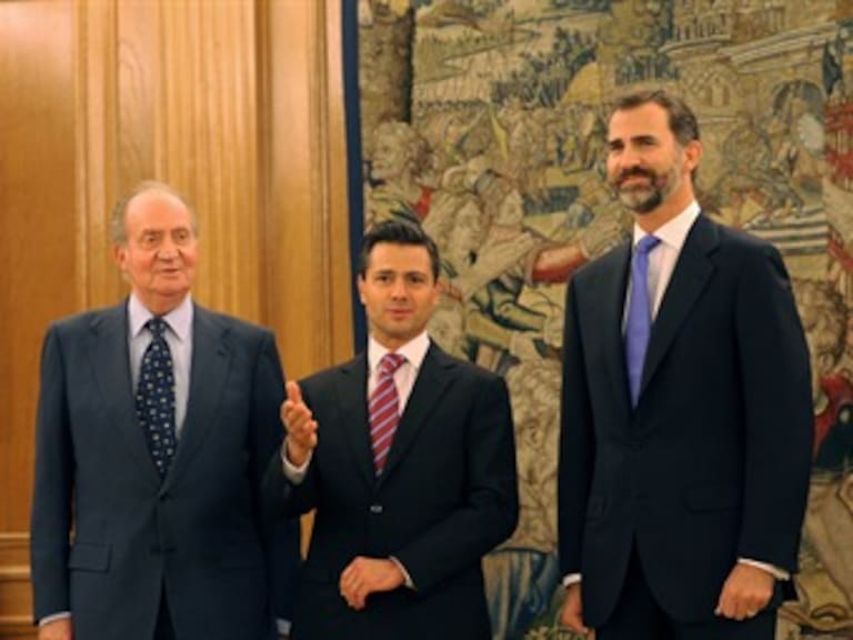 Peña Nieto cenó con el Rey de España
