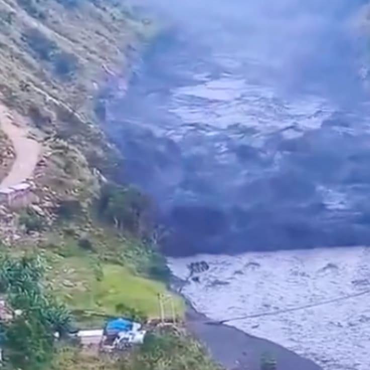 Tsunami del Himalaya en Nepal: alud bloquea un río y provoca inundaciones en Gorkha