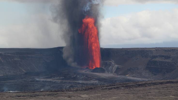 Erupción del volcán Kilauea en Hawái: el USGS muestra lava al rojo vivo en nuevas imágenes