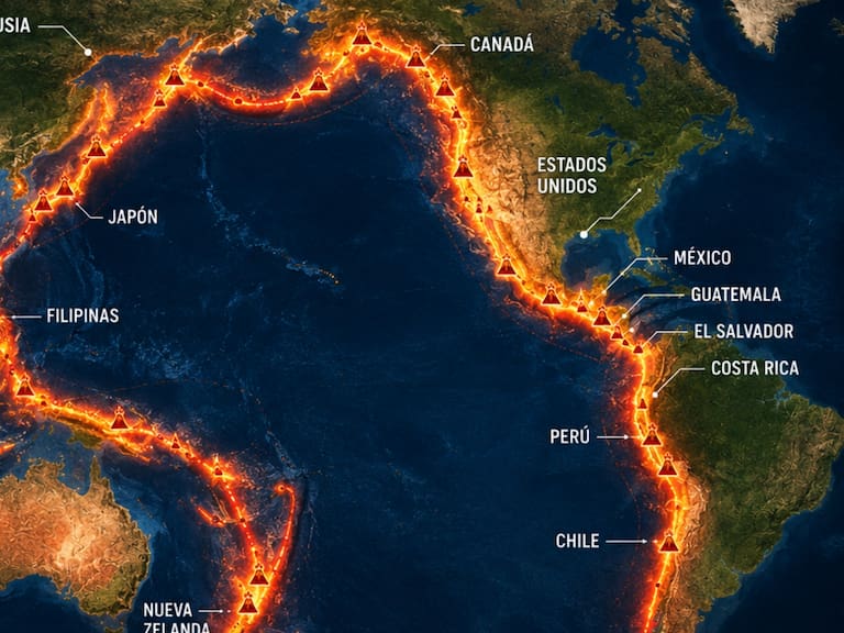 Estos son los países con mayor actividad sísmica y volcánica. IA