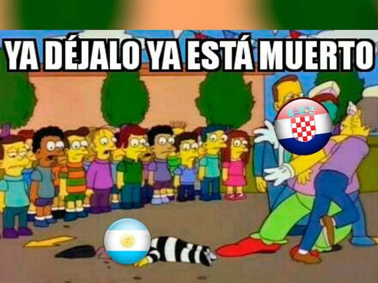 Los memes del Argentina vs Croacia