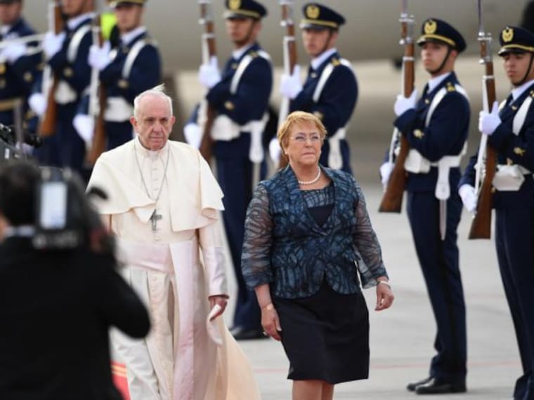 Llega el Papa Francisco a Chile por Gerson del Río