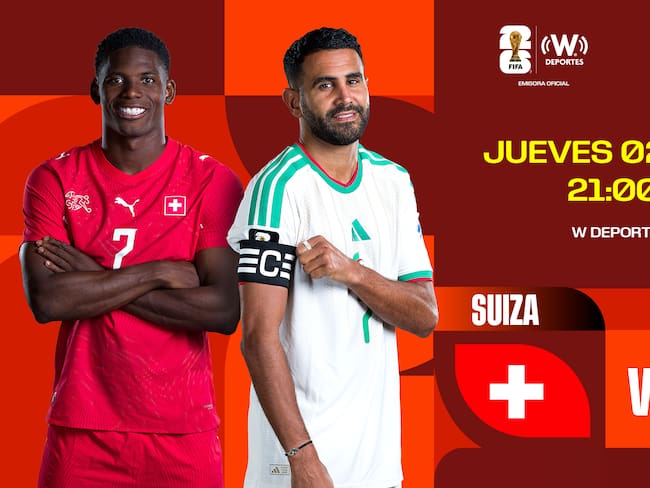 Suiza vs Argelia EN VIVO: alineaciones y dónde ver los dieciseisavos de final del Mundial 2026