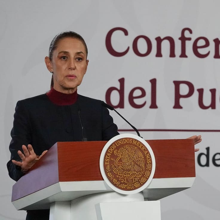 Sheinbaum defiende a Andy López Beltrán y acusa injerencia en retiro de visa