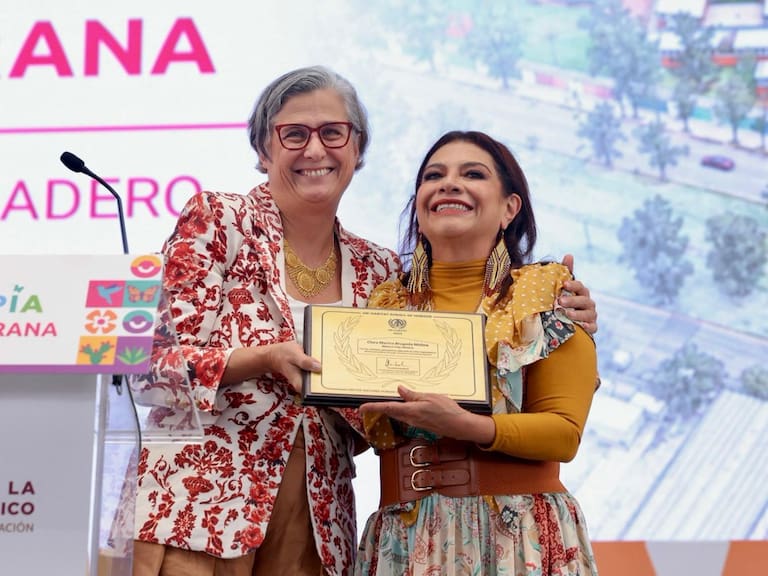ONU-Hábitat premia a Clara Brugada por las UTOPÍAS. FB