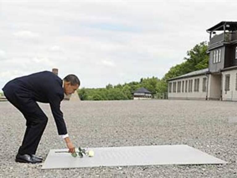 Exhorta Obama en Buchenwald a evitar crímenes contra la humanidad