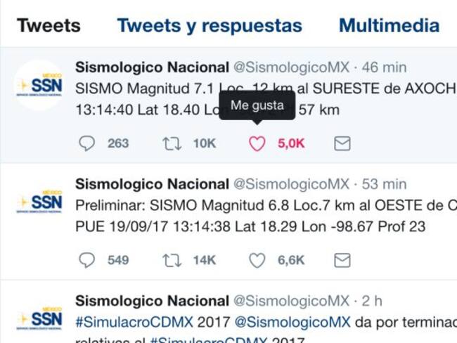 Sismo de 7.1 grados Richter sacude la CDMX