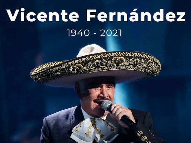 Muere Vicente Fernández, ícono de la música y cine mexicano