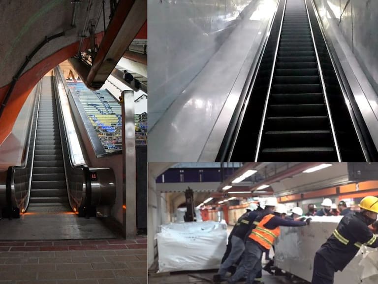Sustituye Metro dos escaleras eléctricas en Copilco y Auditorio