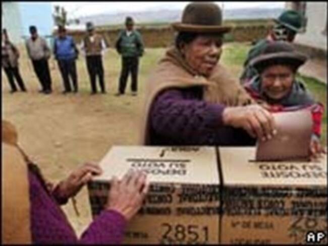 Ventaja del 'Sí' a nueva Constitución de Bolivia: sondeos