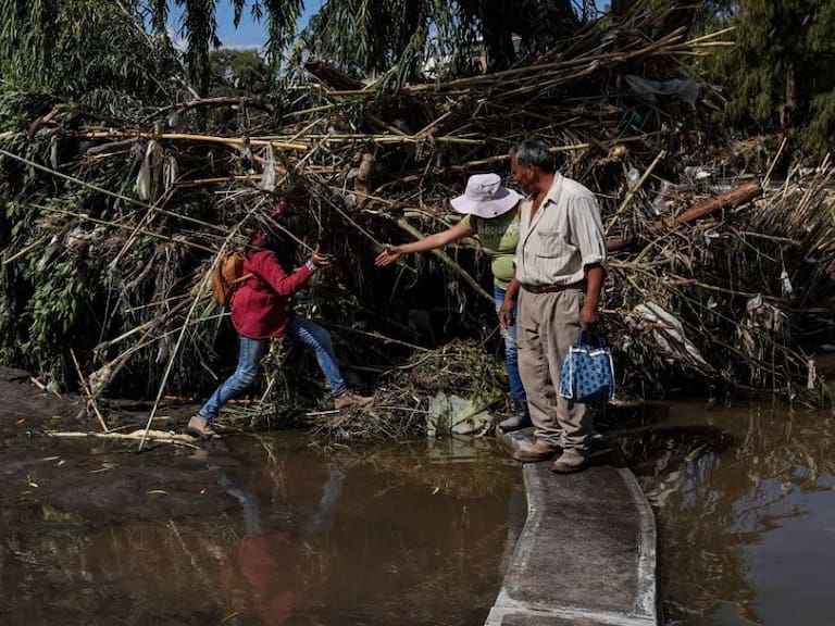 Persiste riesgo de más inundaciones en Ixmiquilpan por río Tula