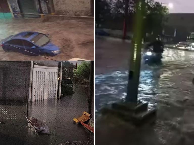 Graves afectaciones en vialidades y zonas habitacionales en municipios del Estado de México se registraron por las intensas lluvias.