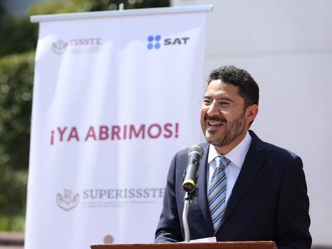 Inaugura Martí Batres nueva sucursal de Superissste en oficina SAT “El Reloj”, Ciudad de México