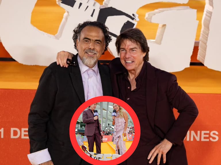 Mx - Tom Cruise presenta "Digger" en México y salva a Gaby Cam de caer en plena presentación