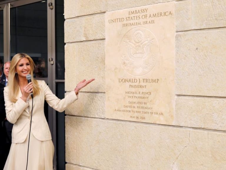 La inauguración de la embajada de EU en Israel