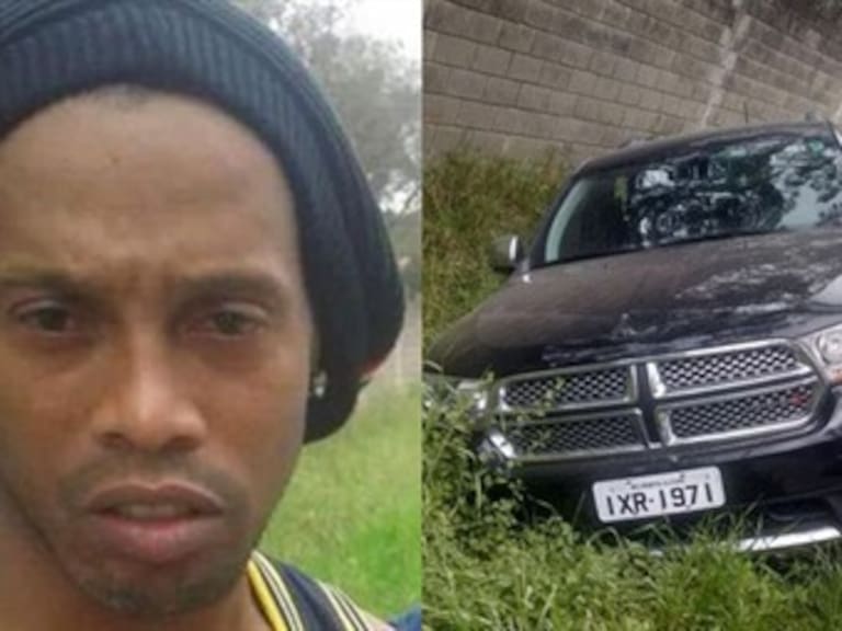Ronaldinho sufre accidente automovilístico