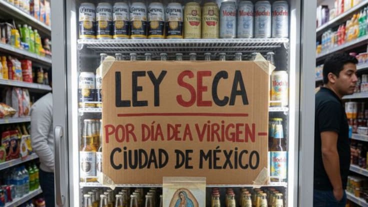 Ley Seca el Día de la Virgen: Horarios y multas en la GAM y Magdalena Contreras por el 12 de diciembre en CDMX