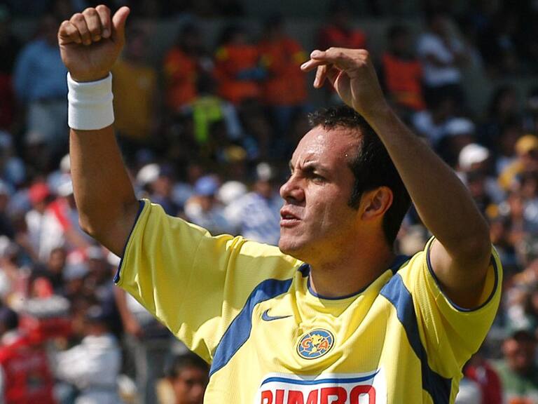 Cuauhtémoc Blanco anotó 125 goles en 336 partidos, lo que lo ubica como el segundo goleador histórico de las Águilas