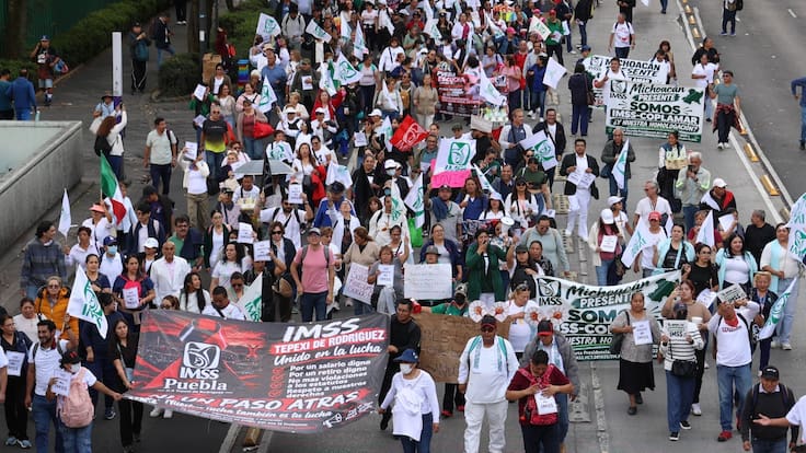 Trabajadores del IMSS anuncian megamarcha nacional para este viernes; van por la renuncia de Rafael Olivos