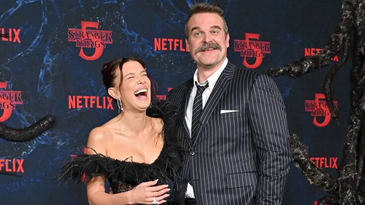 Entonces David Harbour y Millie Bobby Brown, ¿están bien?