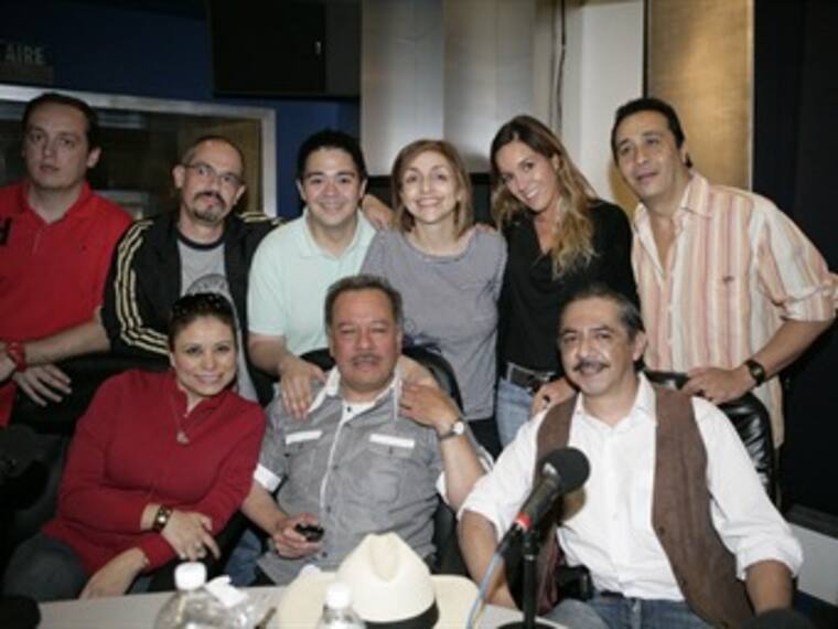 Doblaje. Humberto Vélez, Claudia Mota, Octavio Rojas, Alfonso Obregón y Eduardo Garza, actores de doblaje. 01/03/13