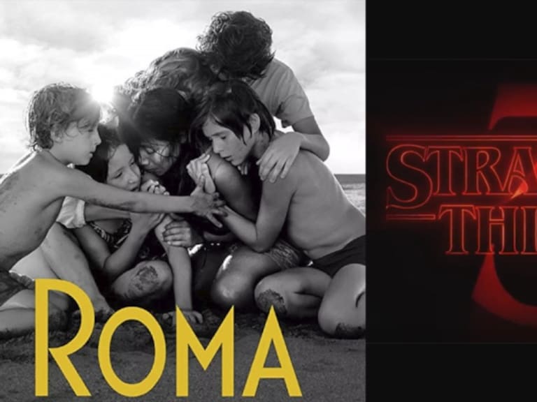 Stranger Things &quot;copia&quot; poster de la película Roma