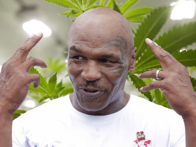 El gusto de Mike Tyson por la marihuana