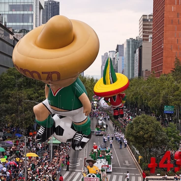 La fiesta mundialista continúa en CDMX con el Desfile
