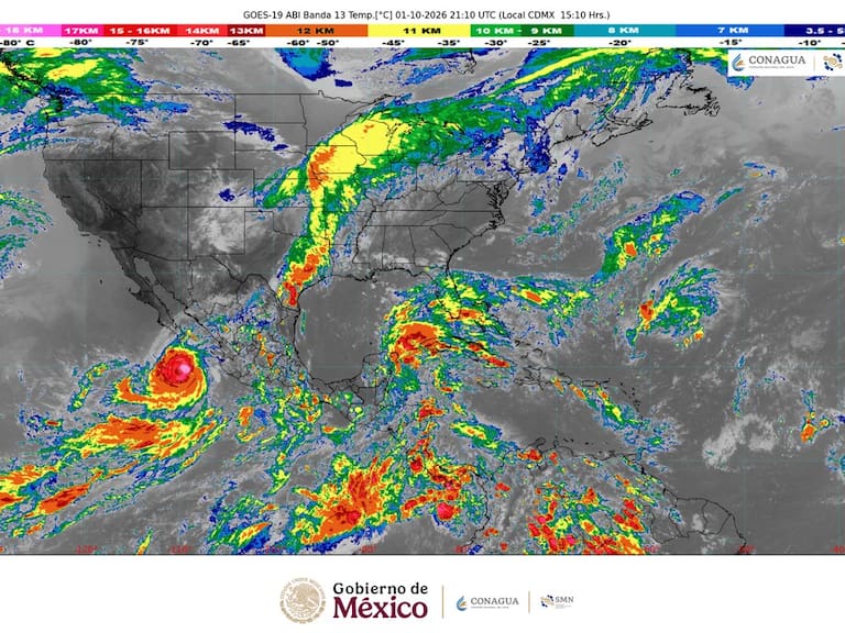 Huracán Rachel se intensifica a categoría 3