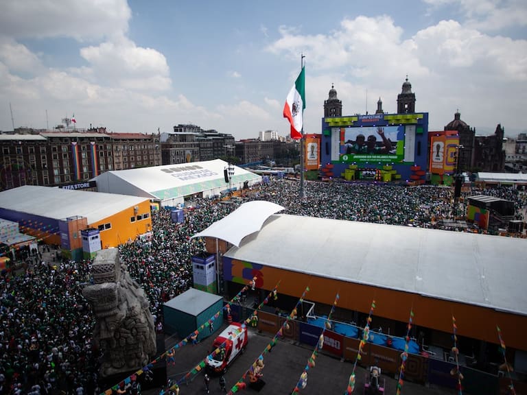 Inicia la fiesta mundialista en el Zócalo de la Ciudad de México con la inauguración de la Copa del Mundo FIFA 2026.