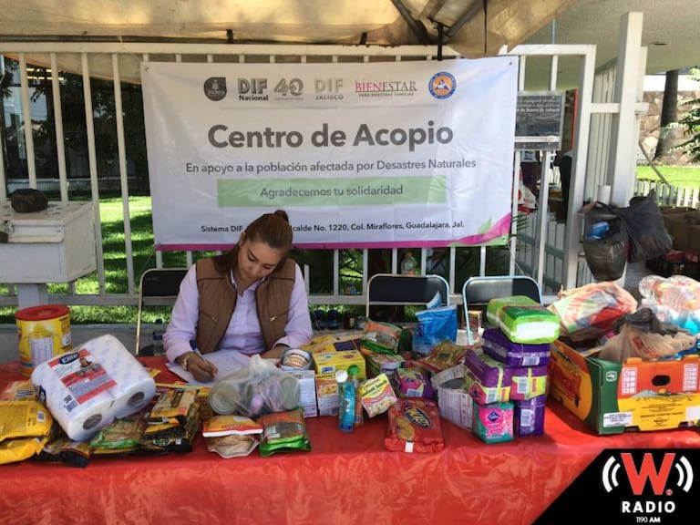 Jalisco abre centros de acopio para damnificados de Chiapas, Veracruz y Oaxaca