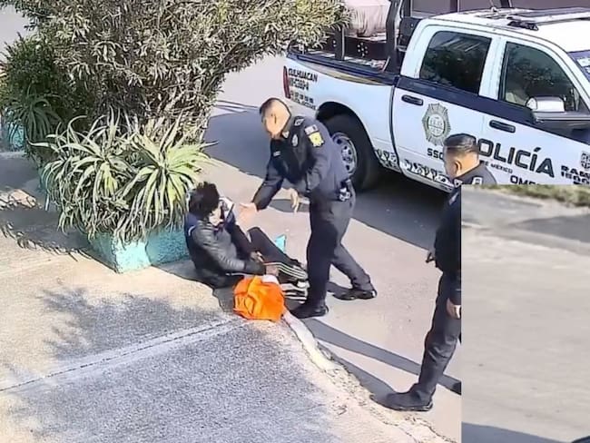 Policías CDMX roban y golpean a un joven en calles de la alcaldía Coyoacán | VIDEO