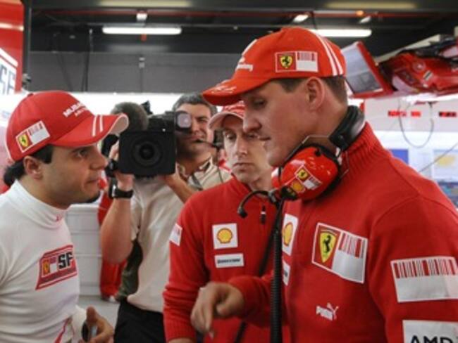 Visita Schumacher a Massa en hospital de Hungría