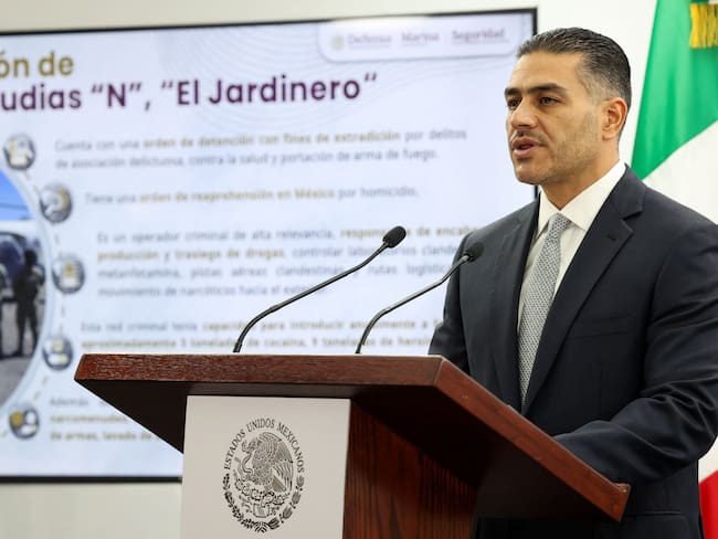 Detenciones de “El Jardinero” y “El Güero Conta” resultado de coordinación con EU: García Harfuch