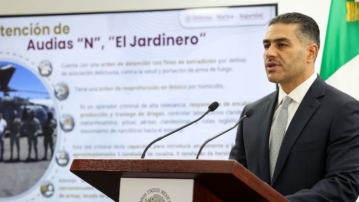 Detenciones de “El Jardinero” y “El Güero Conta” resultado de coordinación con EU: García Harfuch