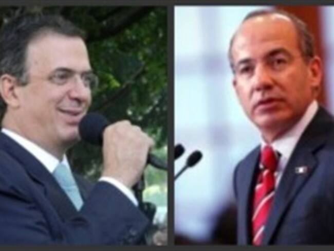 Inauguran Calderón y Ebrard Plaza Mariana