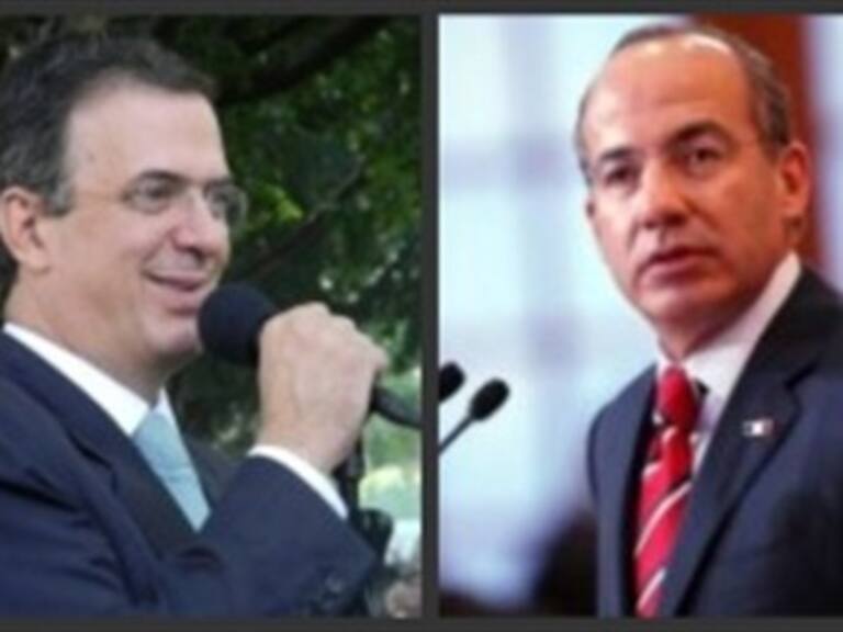 Inauguran Calderón y Ebrard Plaza Mariana