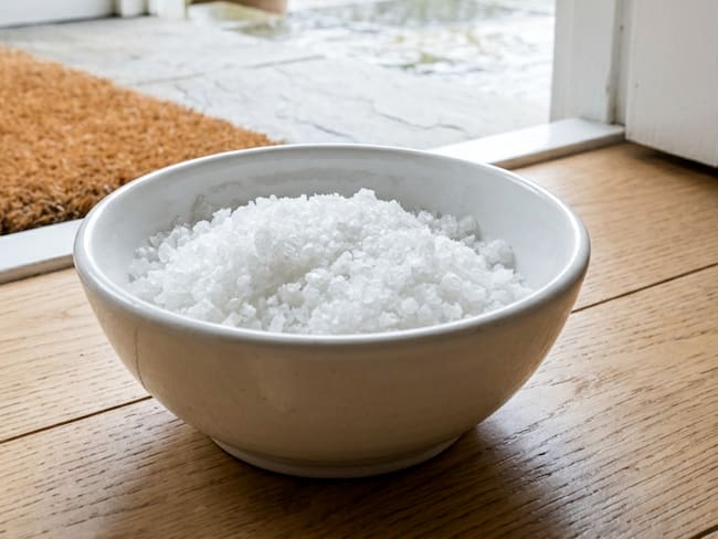 ¿Por qué deberías poner un plato con sal gruesa detrás de las puertas en época de lluvias?